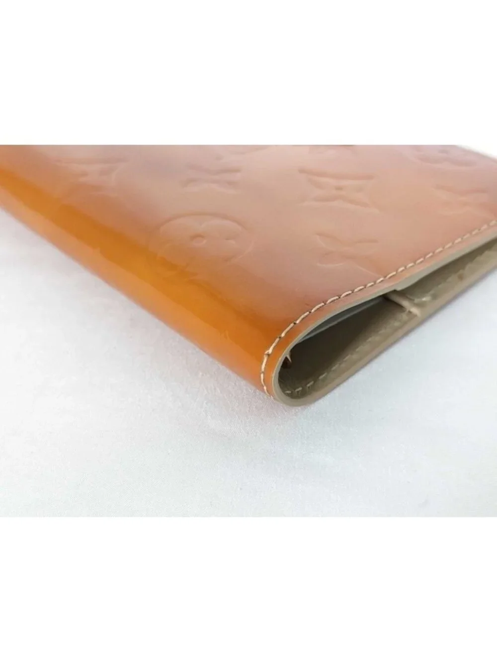 Louis Vuitton Notebook Cover Agenda PM Yellow Monogram Vernis System 6 Holes